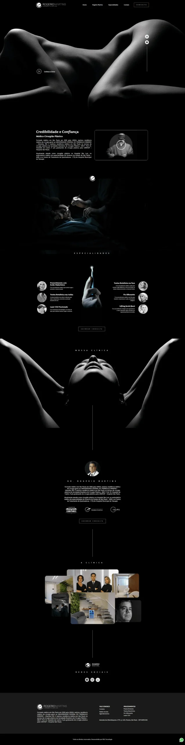 Website Dr. Rogério Martins