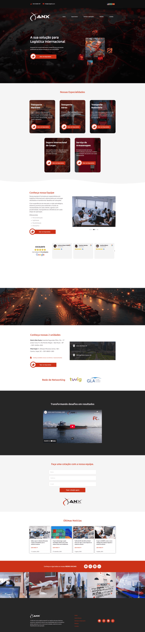 Website V3 Transport