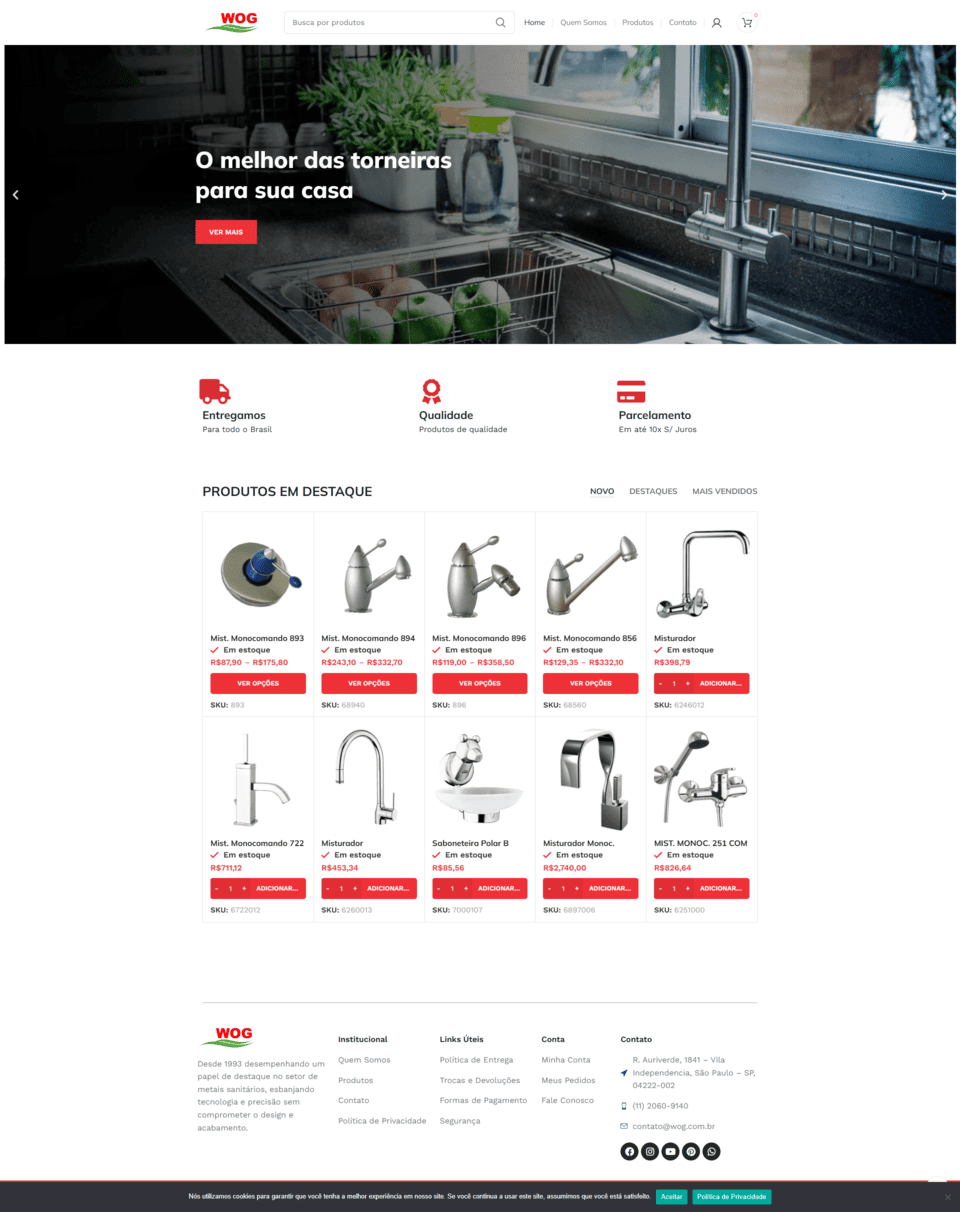 Website WOG Store